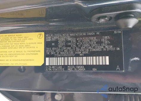 2005 Lexus Rx 330 from USA, damaged, VIN 2T2GA31U95C020707